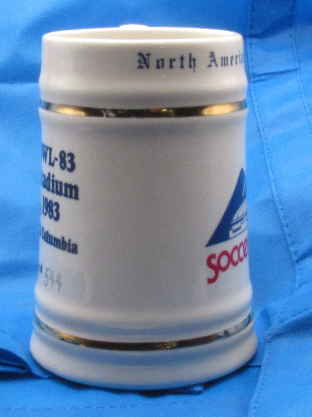 Vintage Soccer Bowl 1983 Beer Mug/Stein NASL Limited Edition 544 0f 1983 VG Cond - Picture 2 of 6